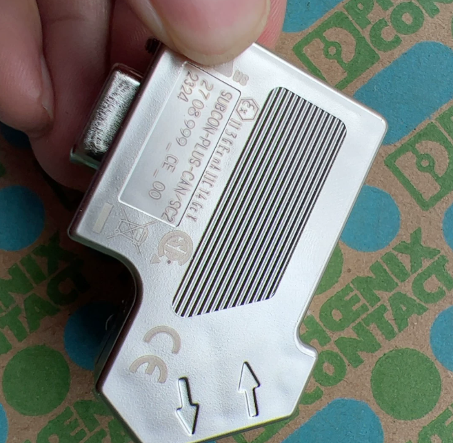Atlas Copco 1088001728 Controller Communication Module Connector for Atlas Copco Elektronikon Compressor, close-up view