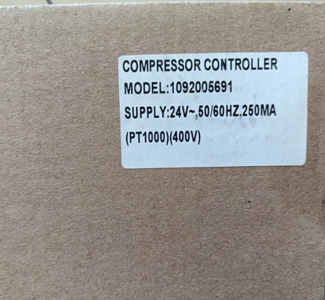 Atlas Copco 1092005691 Controller Panel for Atlas Copco Elektronikon Compressor, close-up view