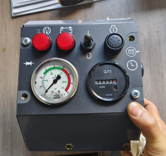 Genuine Control Panel for Atlas Copco Air Compressor 1092531100, front view, white background