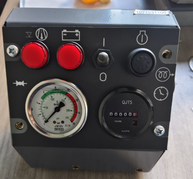 Atlas Copco P1092531100 Control Panel for Atlas Copco Air Compressor, detail view