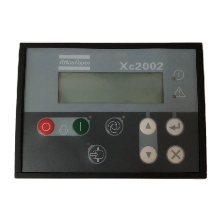 Genuine XC2002 Controller Panel for Atlas Copco Portable Air Compressor 1604942202, front view, white background