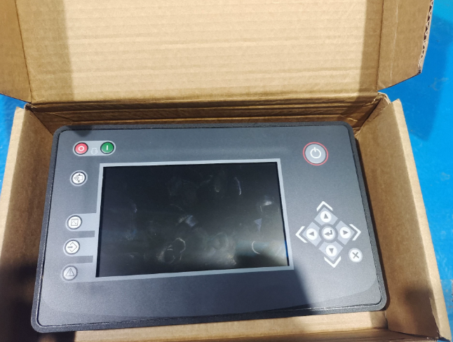 Genuine XC4004 Controller Panel for Atlas Copco Air Compressor 1638313501, front view, white background