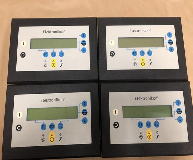 Genuine Elektronikon Controller Panel for Atlas Copco Air Compressor 1900071003, front view, white background