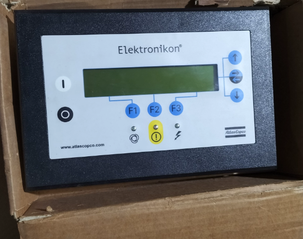 Genuine Controller Panel for Atlas Copco Elektronikon Compressor 1900071031, front view, white background