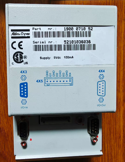 Genuine Regulator for Atlas Copco Elektronikon Compressor 1900071052, front view, white background