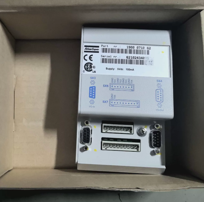 Regulator for Atlas Copco Elektronikon Compressor 1900071062, white background