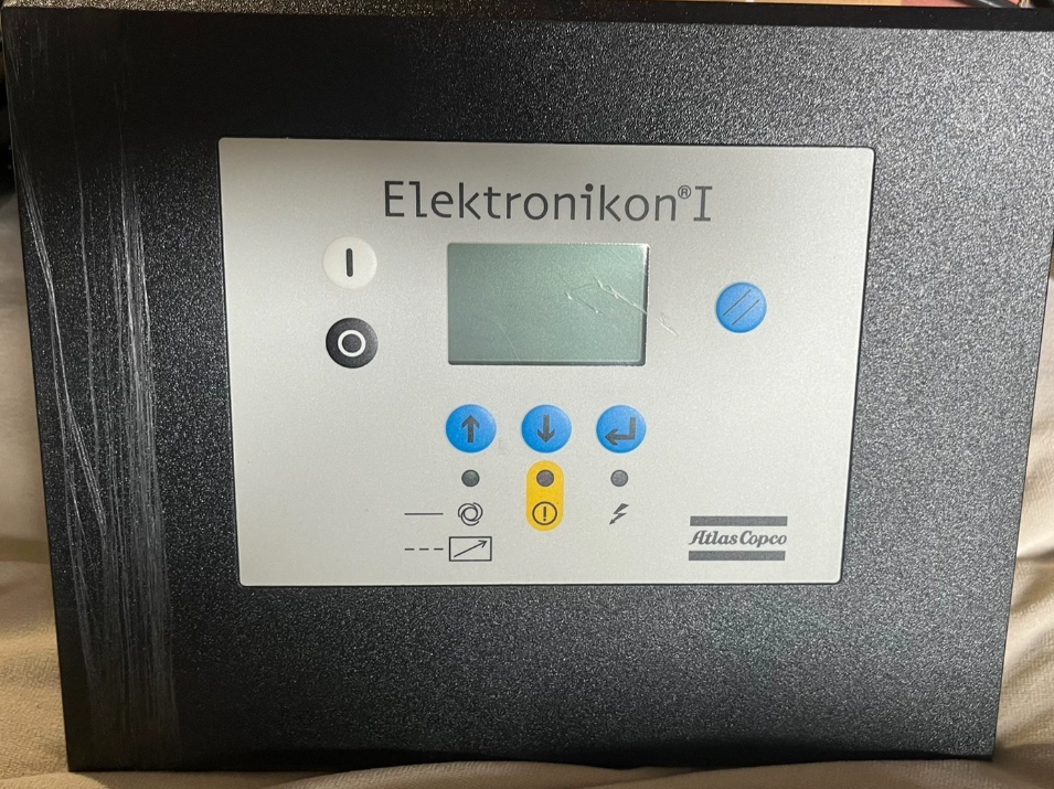 Genuine Elektronikon Controller Panel for Atlas Copco Air Compressor GA18 1900071271, front view, white background