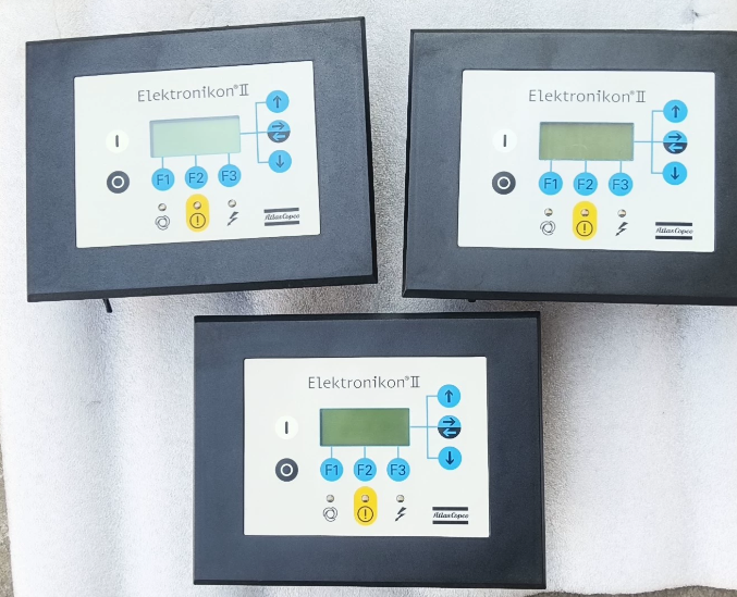 Genuine Elektronikon Controller Panel for Atlas Copco Elektronikon Compressor 1900071281, front view, white background