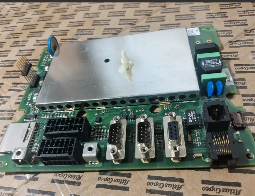 Genuine Elektronikon Mk5 Controller Display for Atlas Copco Air Compressor 1900100521, front view, white background