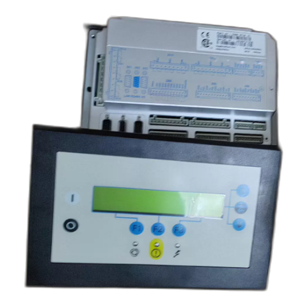 Genuine Elektronikon Mk5 Control Panel for Atlas Copco Air Compressor 1900520000, front view, white background