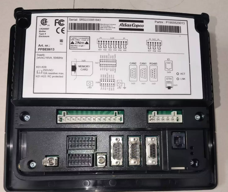 Atlas Copco 1900520013 Elektronikon Mk5 Graphic Controller for Atlas Copco Air Compressor - brand new, in stock