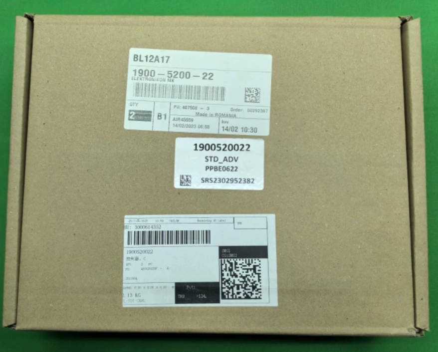 Genuine Elektronikon Mk5 I/O2 Expansion Module for Atlas Copco Air Compressor 1900520032, front view, white background