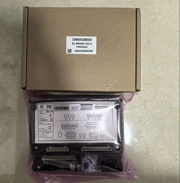 Atlas Copco P1900520037 Elektronikon Mk5 I/O2 Expansion Module for Atlas Copco Air Compressor, detail view