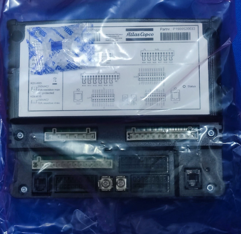 Atlas Copco P1900520041 Elektronikon Mk5 Controller Panel for Atlas Copco Air Compressor, detail view