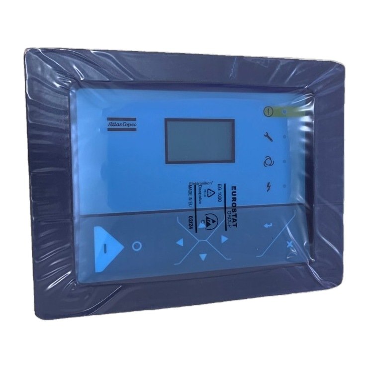Genuine Elektronikon Mk5 STD DIN Controller for Atlas Copco Air Compressor 1900520052, front view, white background