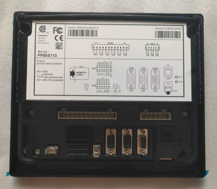 Atlas Copco P1900520082 Elektronikon Mk5 Graphic Controller Board for Atlas Copco Air Compressor, detail view