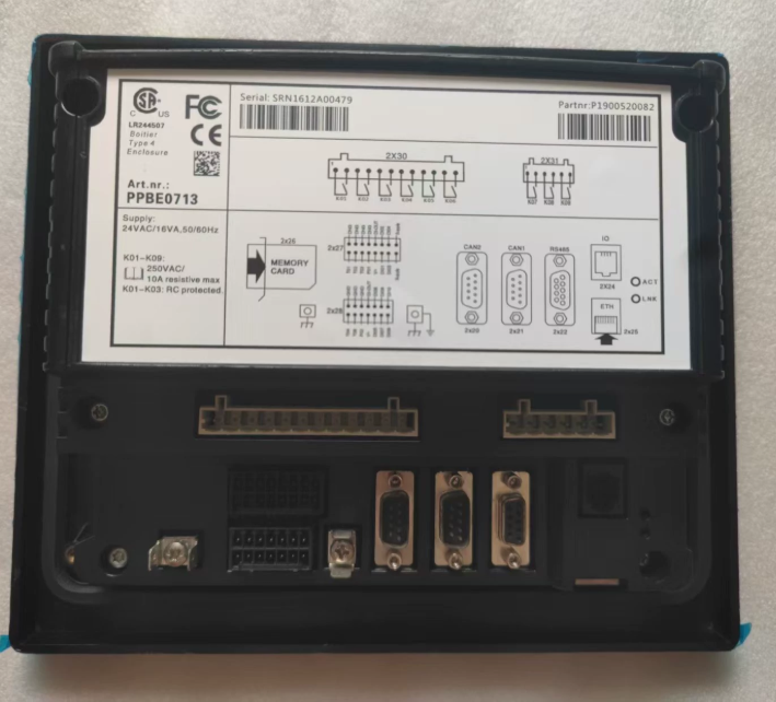 Elektronikon Mk5 Graphic Controller Board for Atlas Copco Air Compressor 1900520082, white background