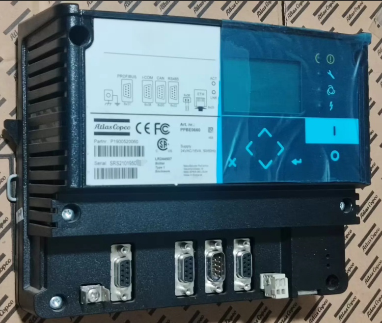 Atlas Copco P1900520088 Elektronikon Mk5 ES4000 Control Panel for Atlas Copco Air Compressor, detail view