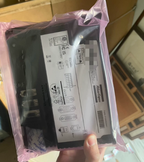 Genuine Elektronikon Mk5S Touch Controller Panel for Atlas Copco Air Compressor 1900520414, front view, white background