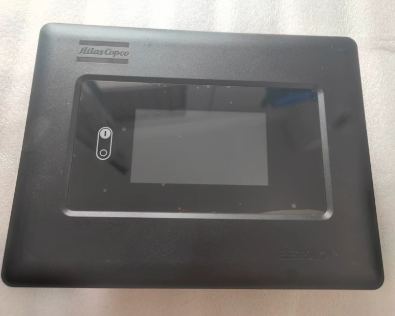 Genuine Elektronikon Mk5S Touch Controller Panel for Atlas Copco Air Compressor 1900520442, front view, white background