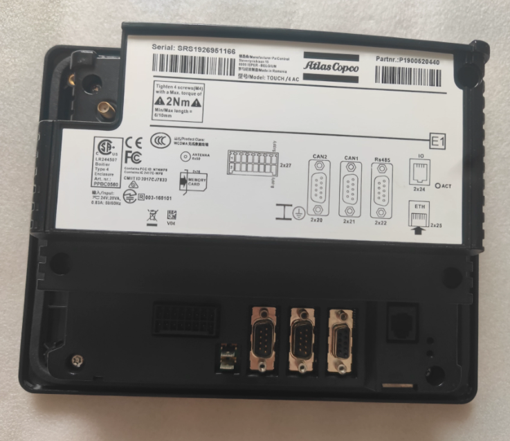Atlas Copco P1900520492 Contactor for Atlas Copco Air Compressor, detail view