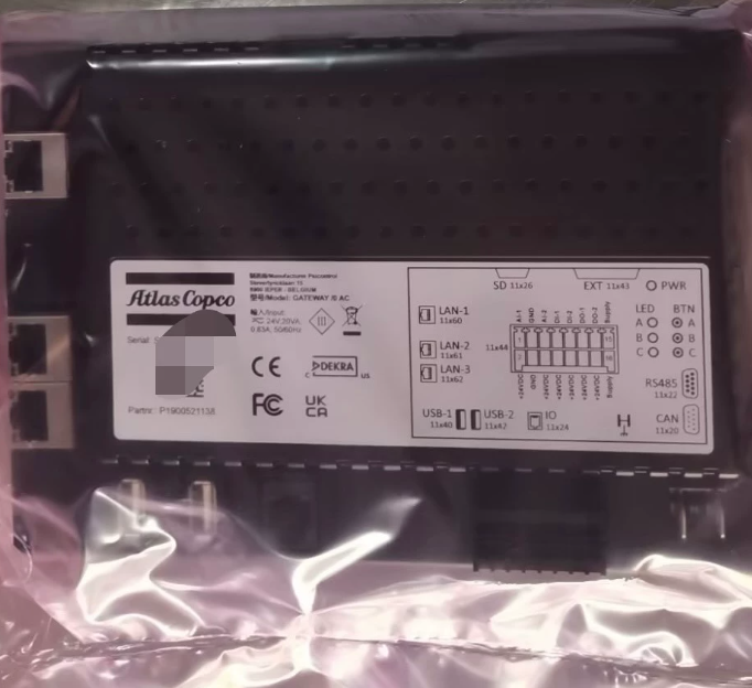 Atlas Copco 1900521138 Elektronikon Gateway / Communication Module for Atlas Copco Air Compressor - brand new, in stock